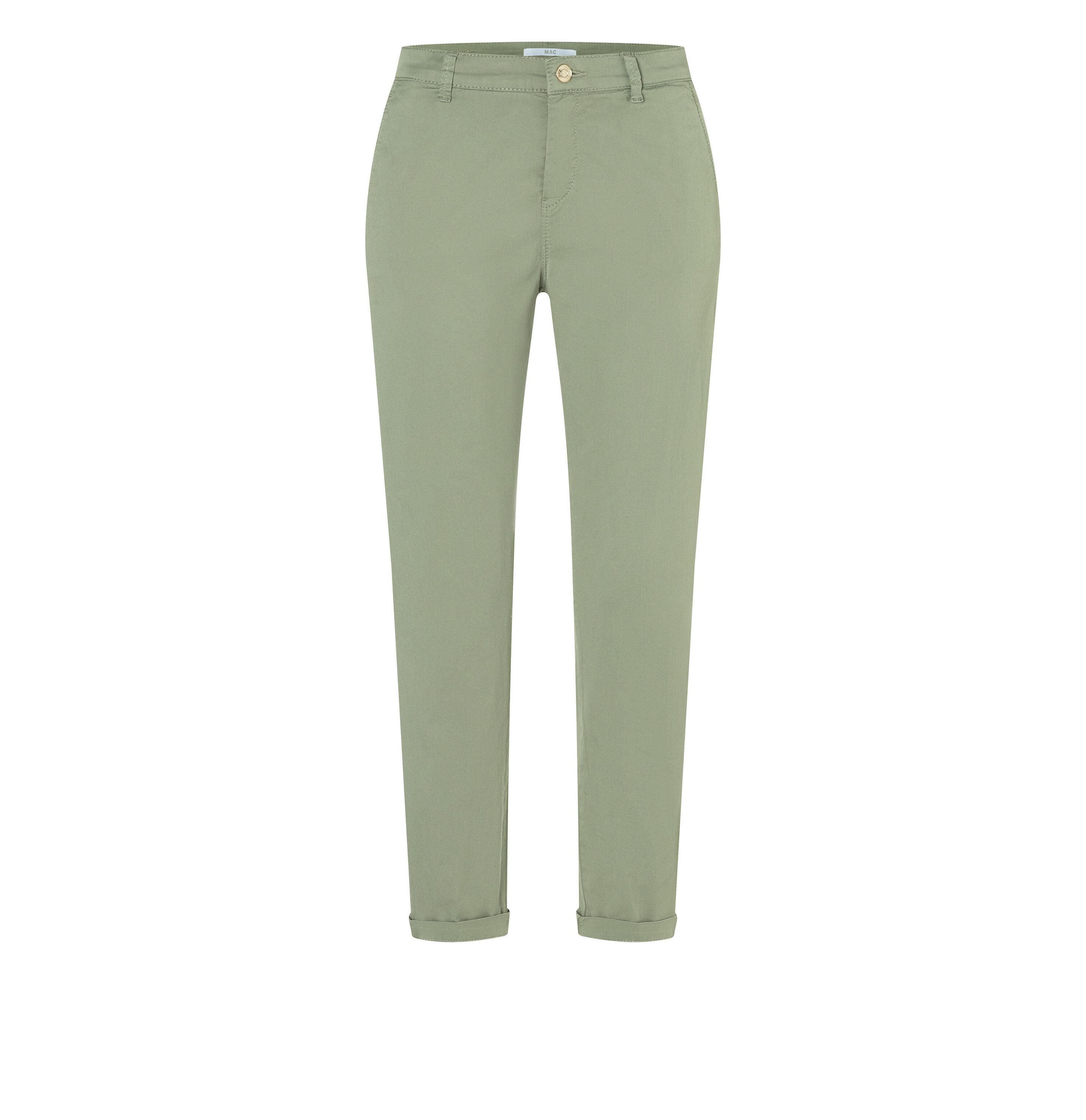 Chinohose Slim Fit - 343R dried rosemary PPT - Grün