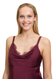 Abendkleid Maxi - 4715-Deep Dahlia - Rot