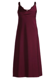 Abendkleid Maxi - 4715-Deep Dahlia - Rot