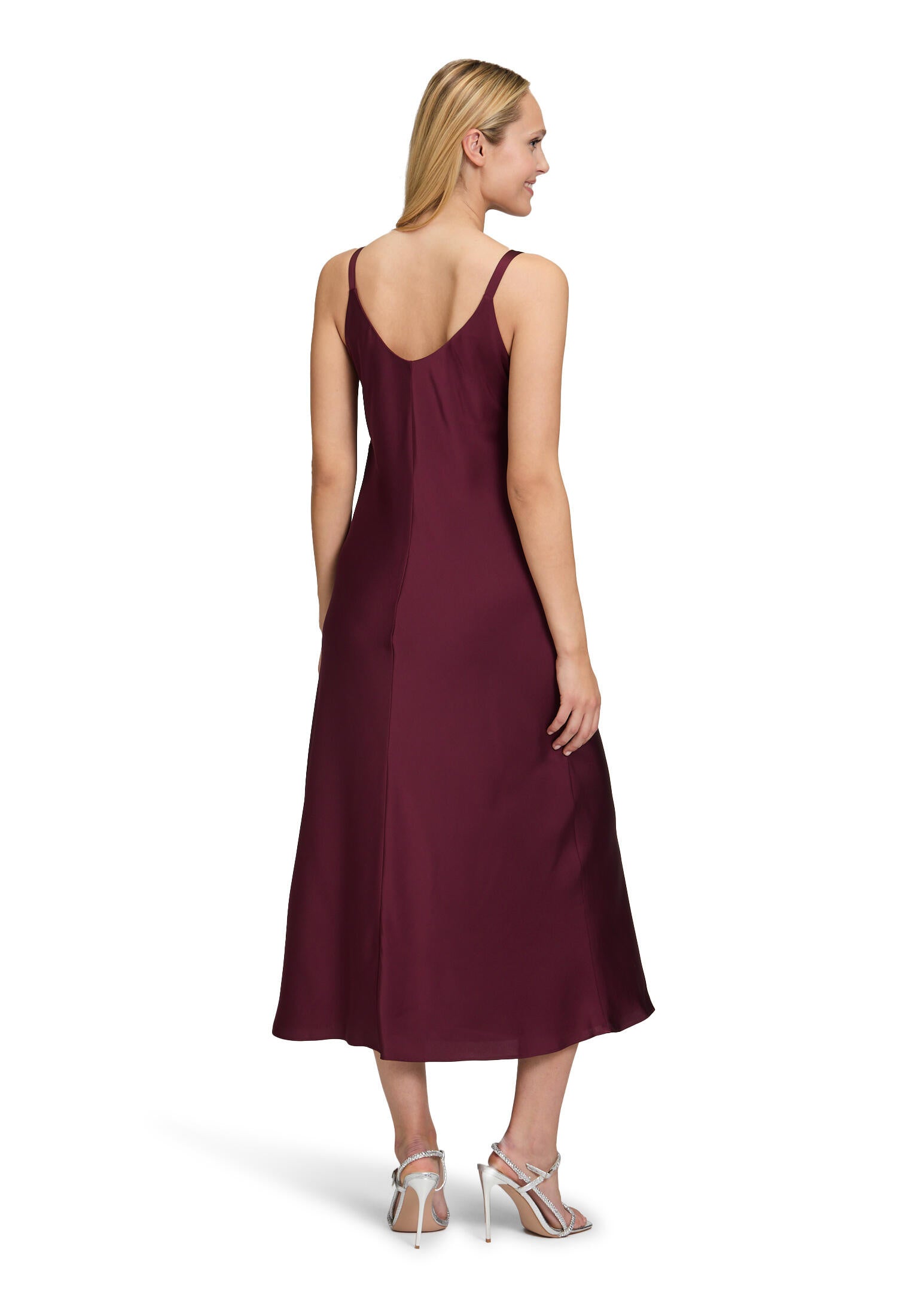 Abendkleid Maxi - 4715-Deep Dahlia - Rot