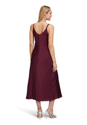 Abendkleid Maxi - 4715-Deep Dahlia - Rot