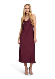 Abendkleid Maxi - 4715-Deep Dahlia - Rot
