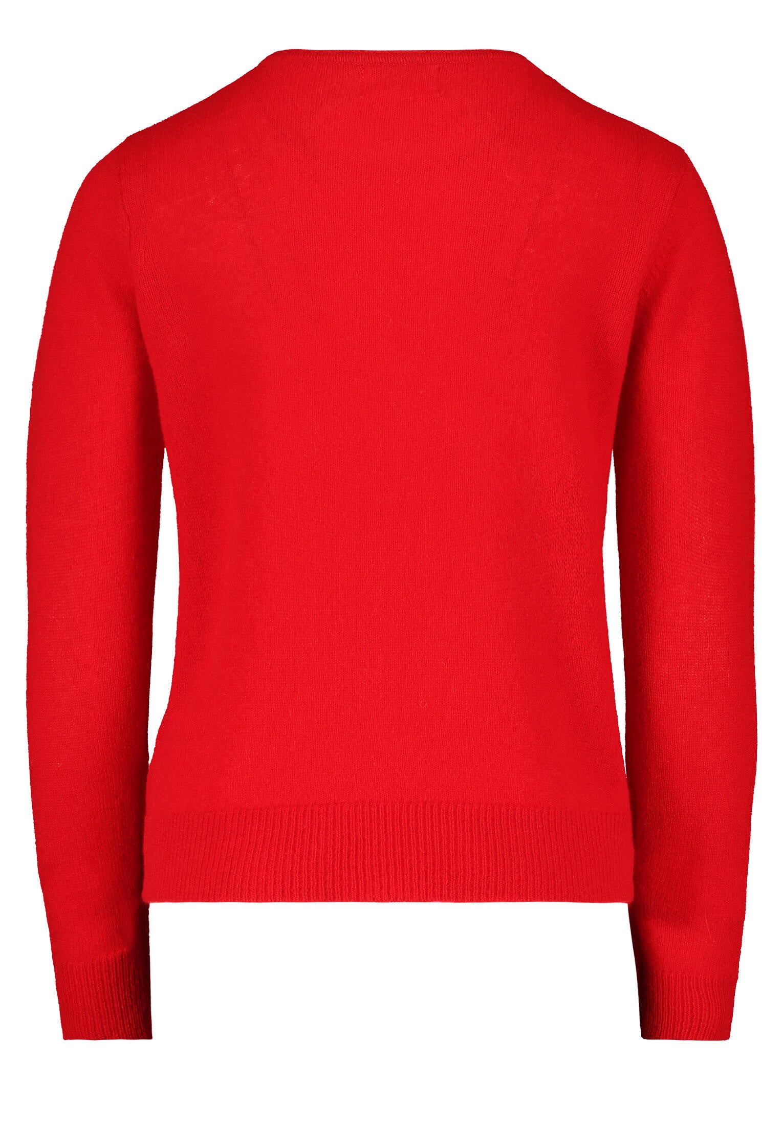 Strickpullover aus Kaschmir - 4635-Red Scarlet - Rot