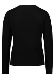 Strickpullover aus Kaschmir - 9045-Black - Schwarz