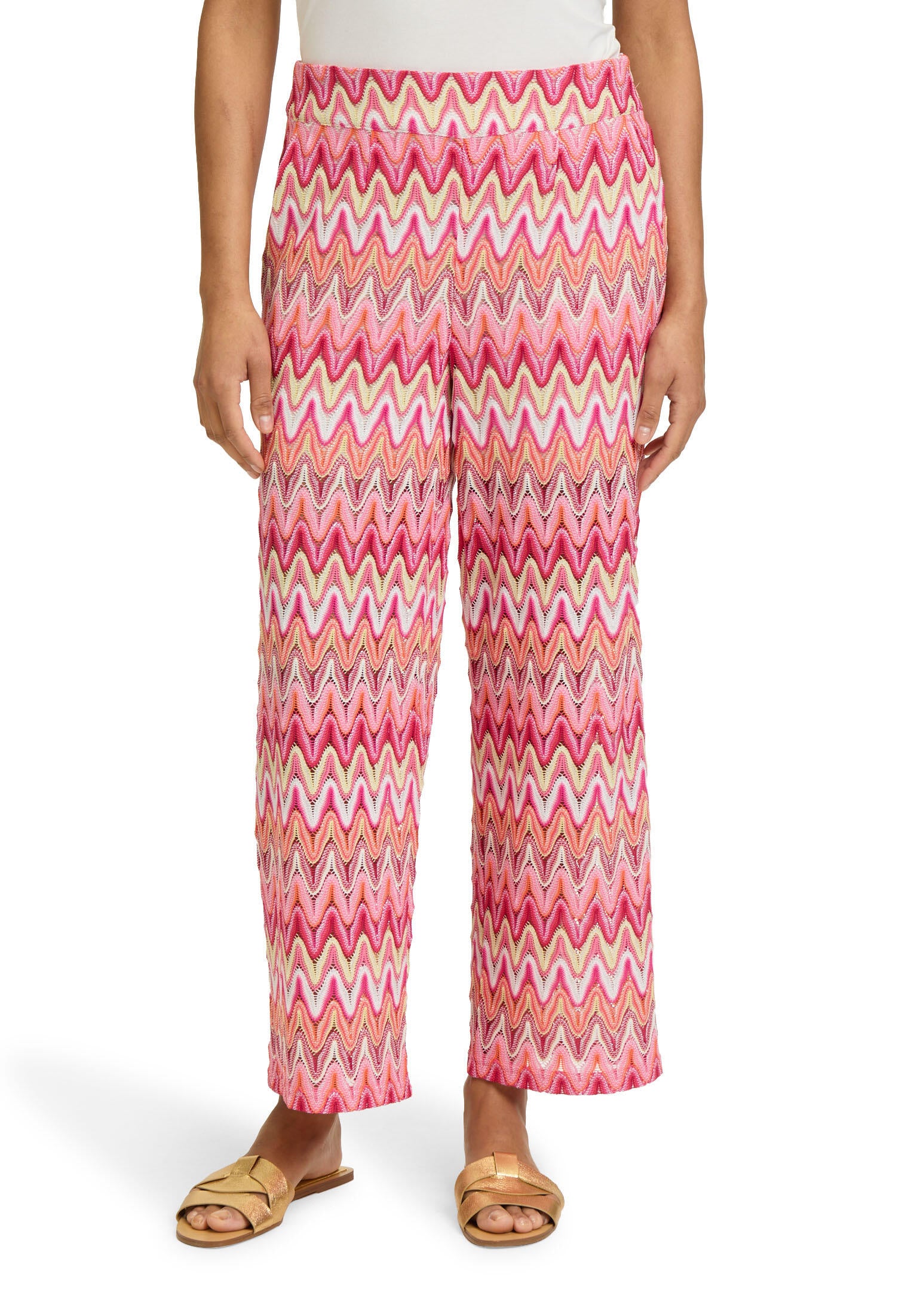 Marlenenhose Relaxed Fit - 4826-Red/Rosè - Pink