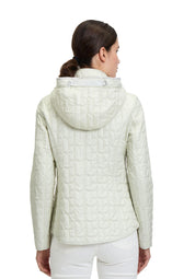 Leichte Steppjacke mit abnehmbarer Kapuze - 9076-Silver Rock - Grau