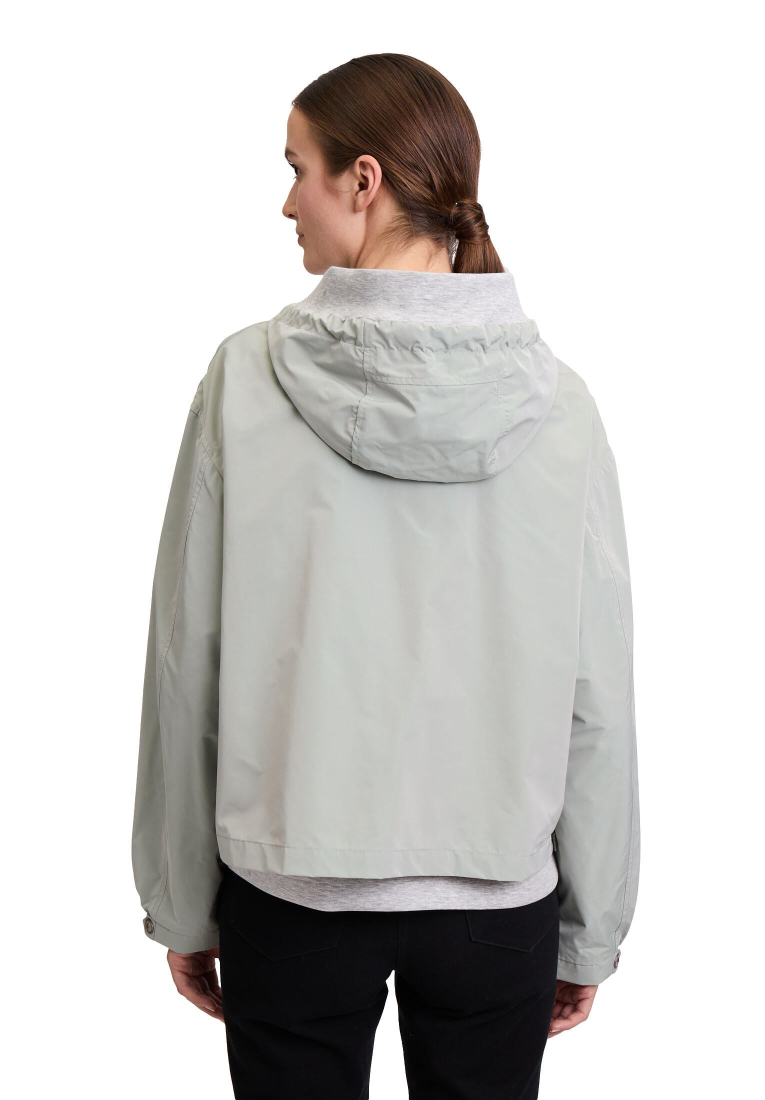 Übergangsjacke mit Kapuze - 5765-Tea - Grün