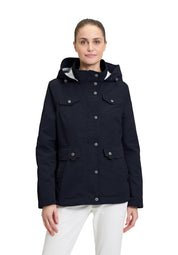 Übergangsjacke mit abnehmbarer Kapuze - 8538-Deep Navy - Blau