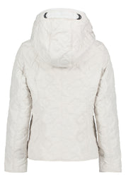 Übergangsjacke mit Kapuze - 1032-White Sand - Beige