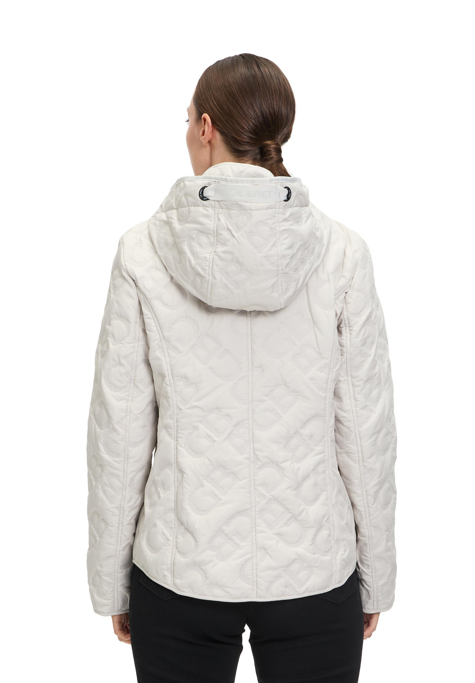 Übergangsjacke mit Kapuze - 1032-White Sand - Beige