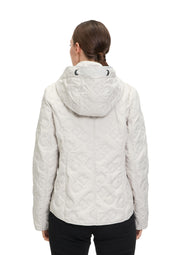 Übergangsjacke mit Kapuze - 1032-White Sand - Beige