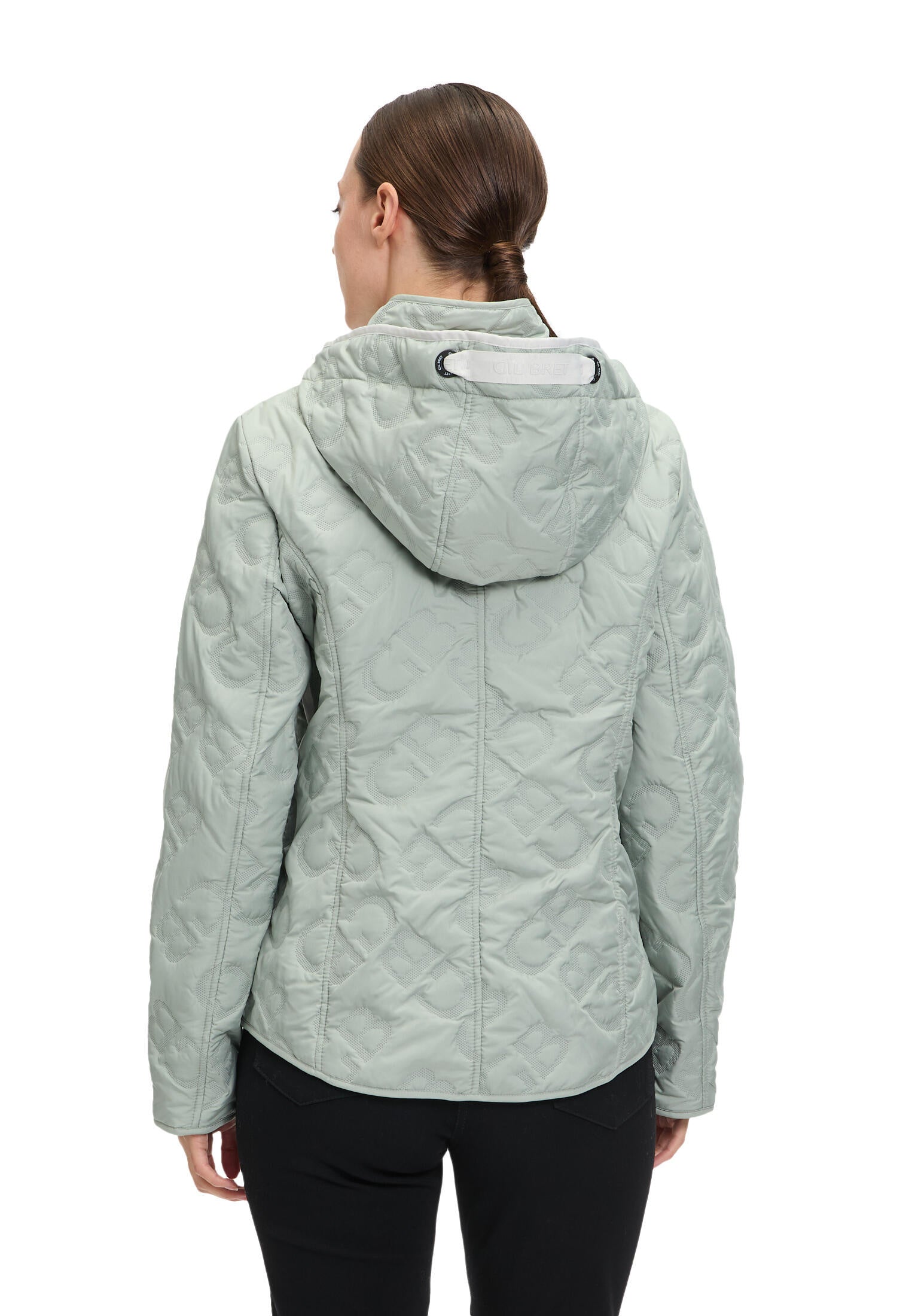 Übergangsjacke mit Kapuze - 5538-Desert Sage - Grün