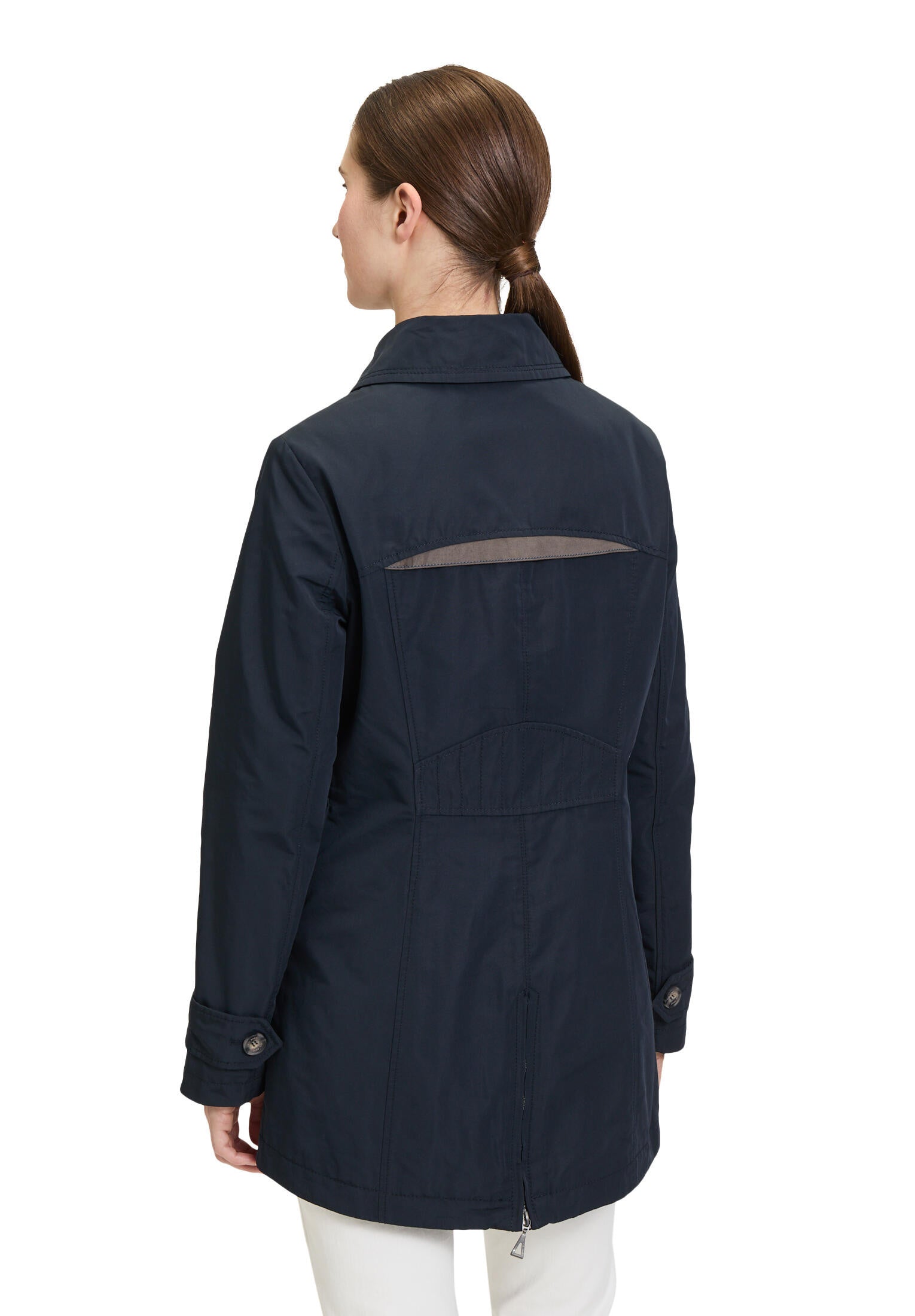 Übergangsjacke mit aufliegendem Kragen - 8538-Deep Navy - Blau