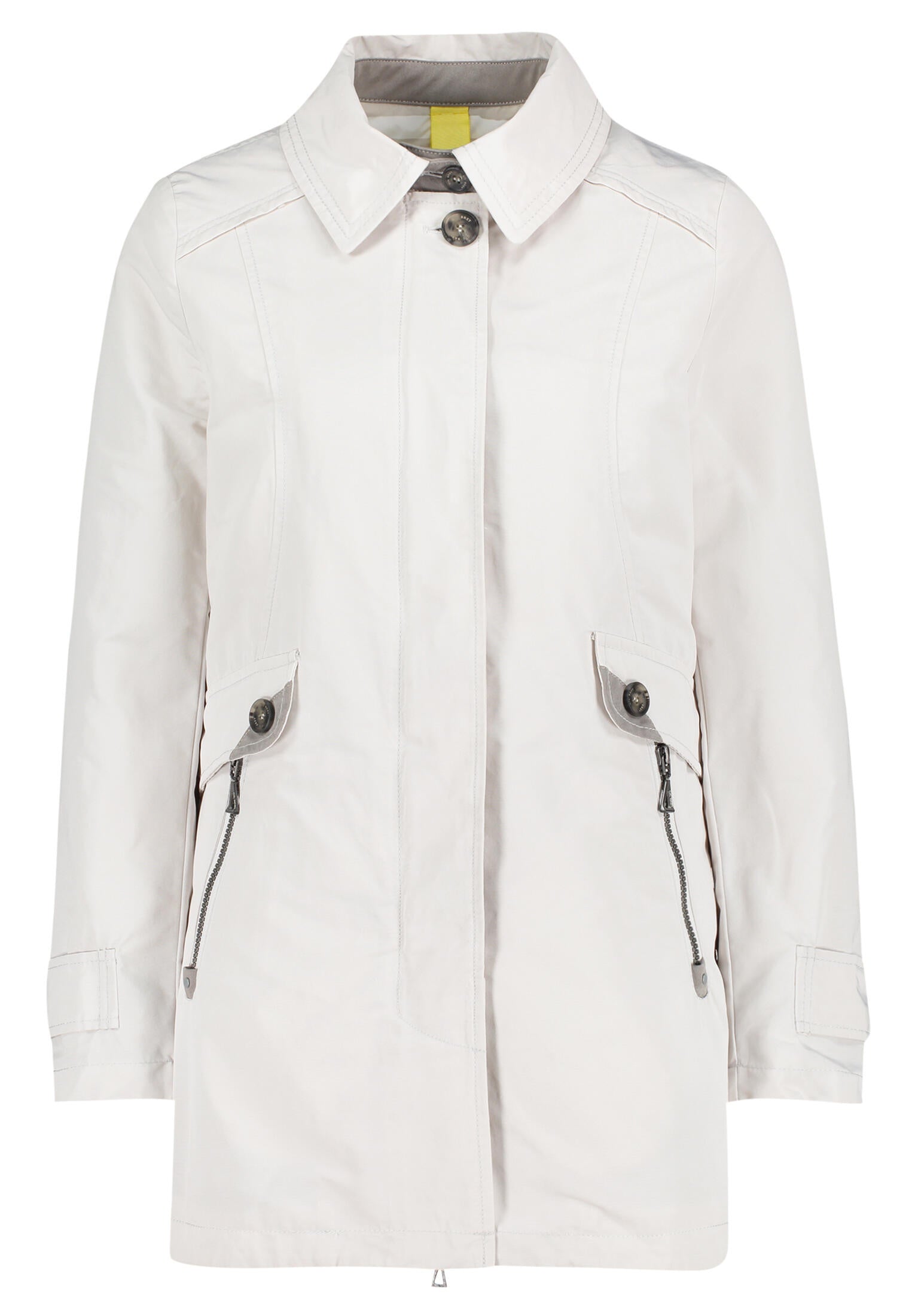 Übergangsjacke mit aufliegendem Kragen - 9000-Wind Chime - Beige