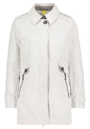 Übergangsjacke mit aufliegendem Kragen - 9000-Wind Chime - Beige