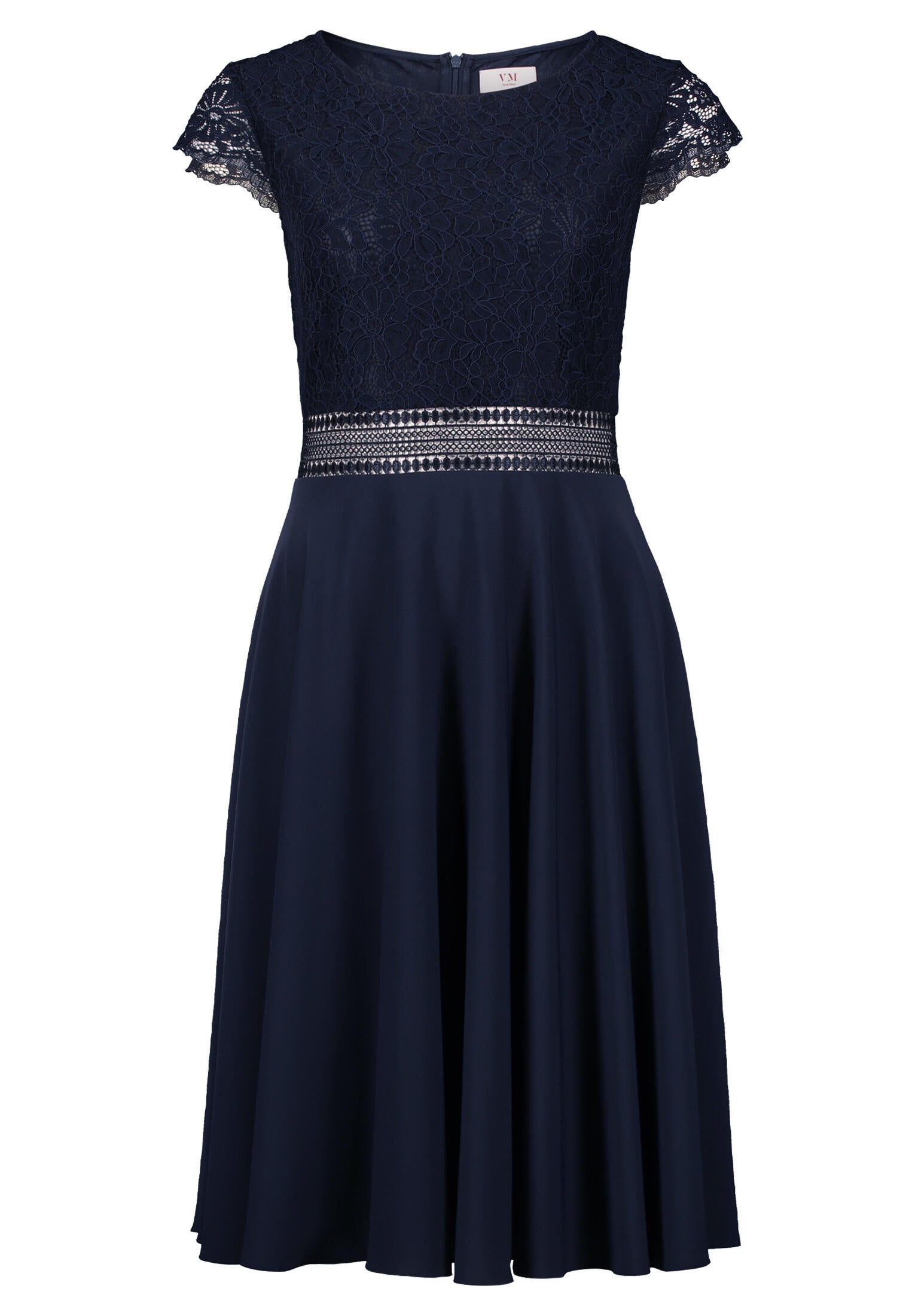 Cocktailkleid aus Spitze - 8541-Night Sky - Blau