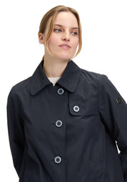 Übergangsjacke mit aufliegendem Kragen - 8538-Deep Navy - Blau