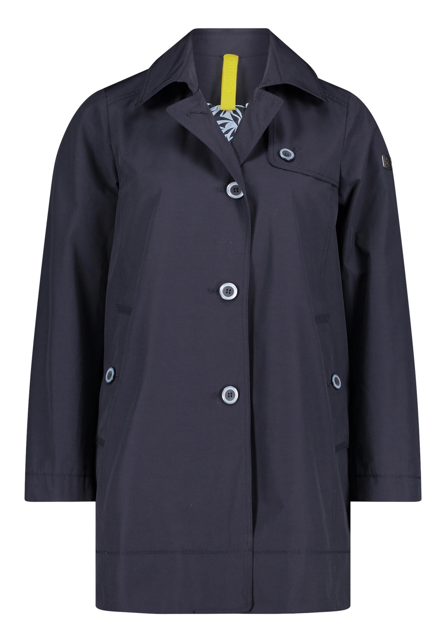 Übergangsjacke mit aufliegendem Kragen - 8538-Deep Navy - Blau