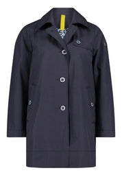 Übergangsjacke mit aufliegendem Kragen - 8538-Deep Navy - Blau