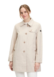 Übergangsjacke mit aufliegendem Kragen - 9104-Pastel Sand - Beige