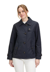 Übergangsjacke mit aufliegendem Kragen - 8538-Deep Navy - Blau