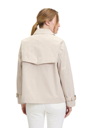 Übergangsjacke mit aufliegendem Kragen - 9104-Pastel Sand - Beige