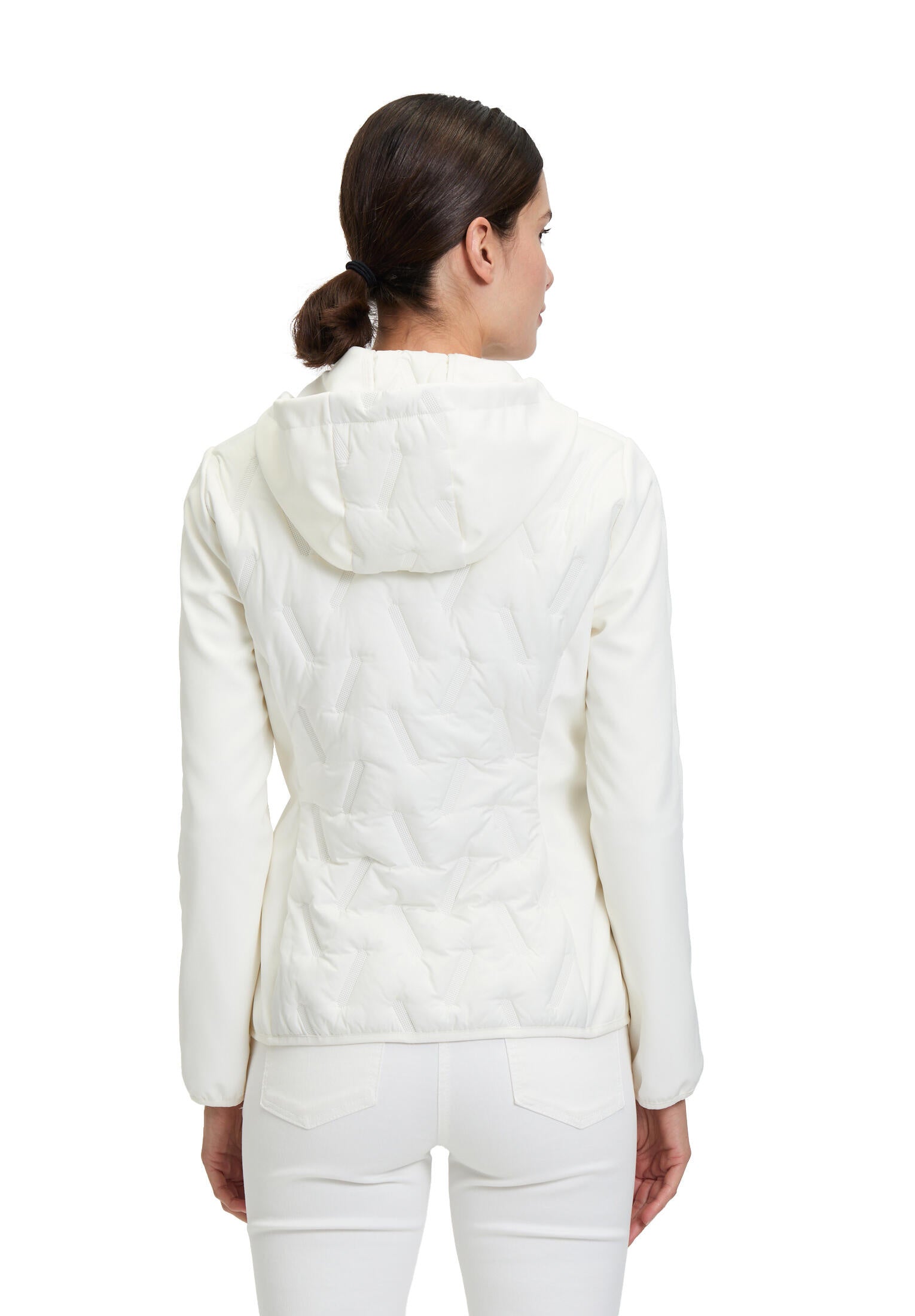 Leichte Steppjacke - 1014-Offwhite - Weiß