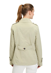 Übergangsjacke mit aufliegendem Kragen - 5477-Slate Green - Grün