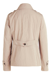 Übergangsjacke mit aufliegendem Kragen - 7310-Light Taupe - Beige