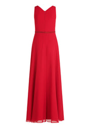 Abendkleid Maxi - 4163-Red Rose - Rot