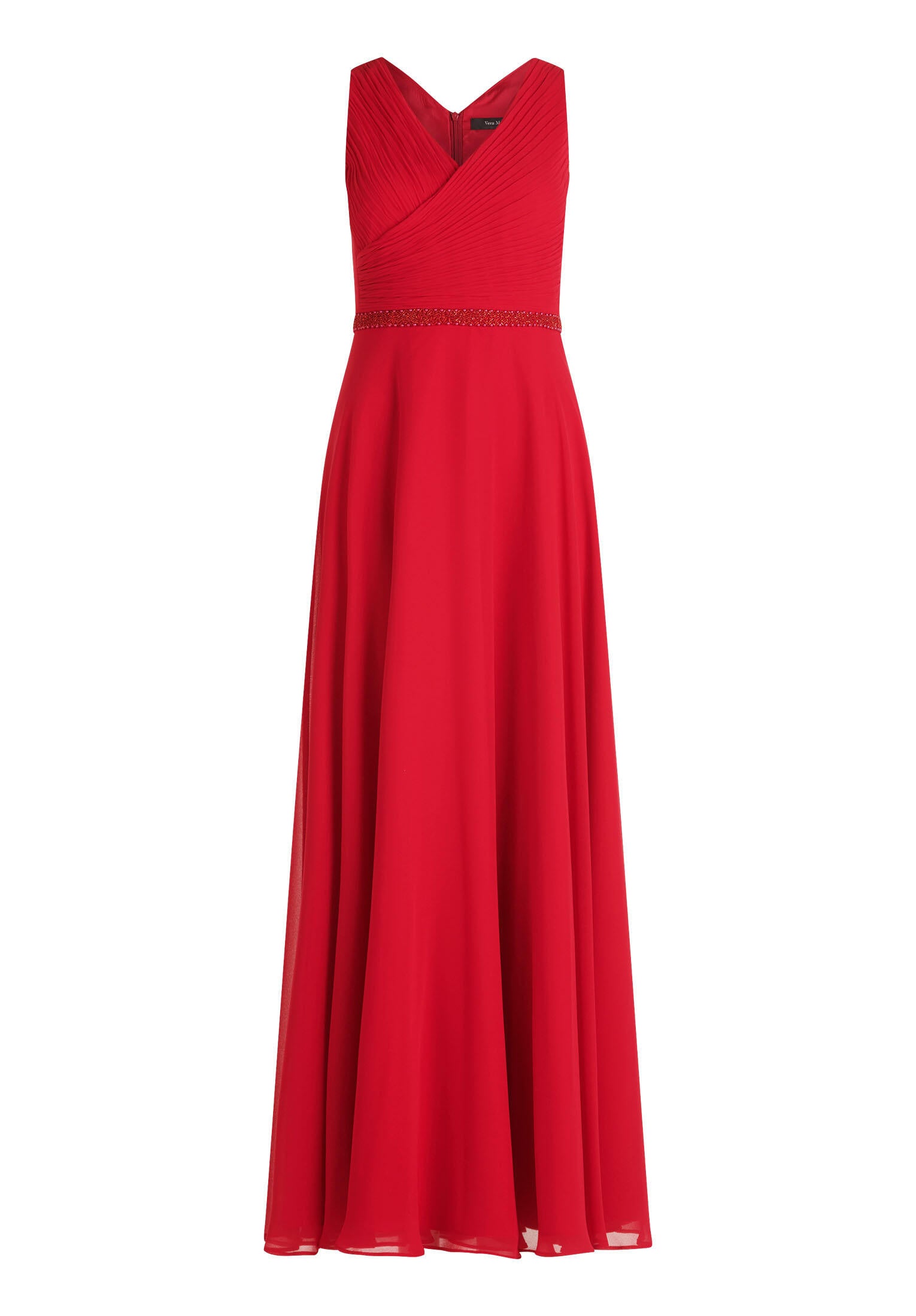 Abendkleid Maxi - 4163-Red Rose - Rot