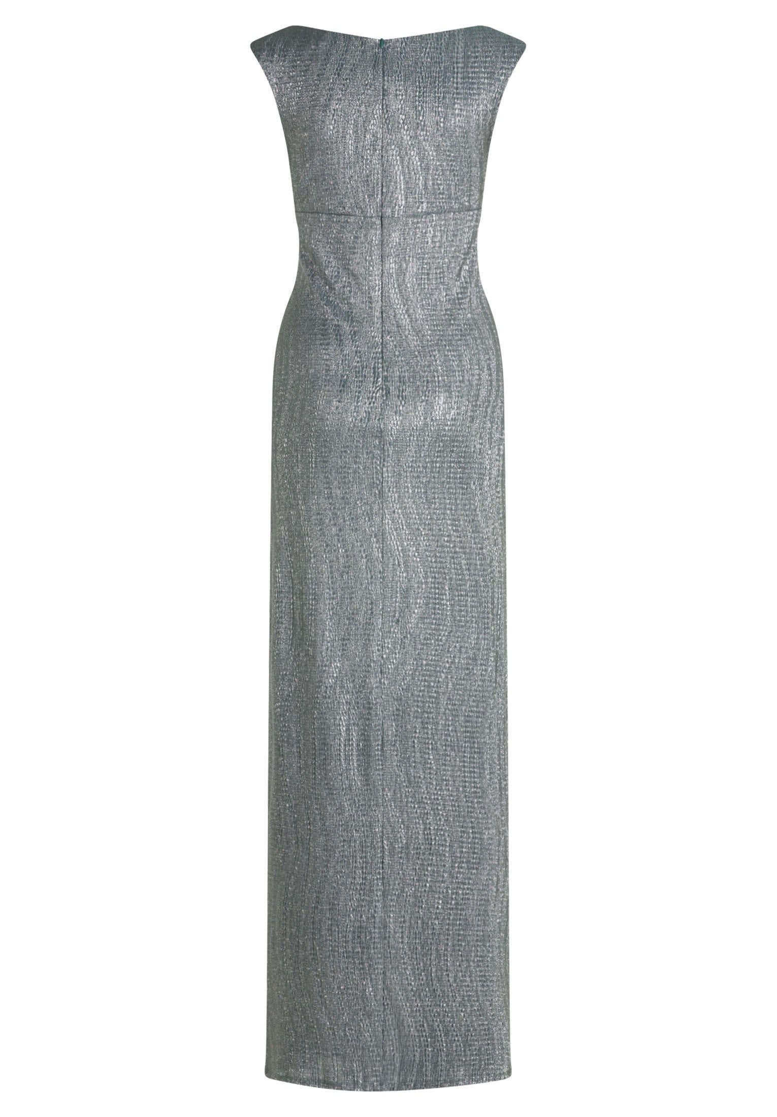 Abendkleid Maxi - 5899-Dark Green/Grey - Grün