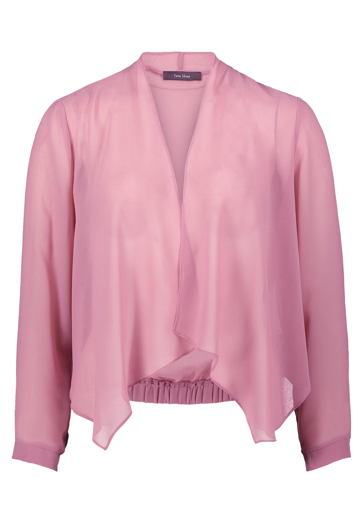 Blusenjacke aus Chiffon - 4415-Desert Rose - Rosa