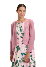 Blusenjacke aus Chiffon - 4415-Desert Rose - Rosa