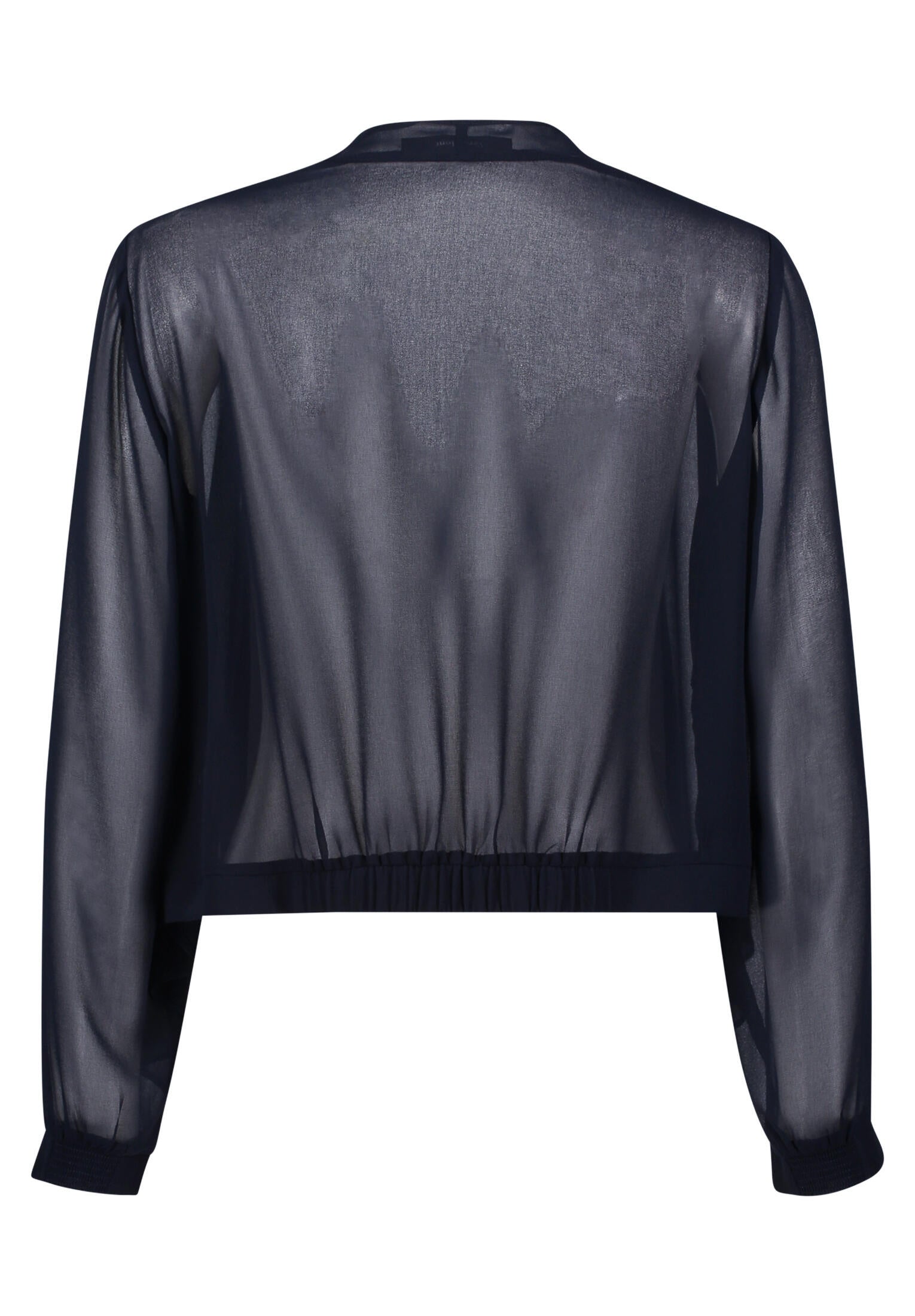 Blusenjacke aus Chiffon - 8541-Night Sky - Blau