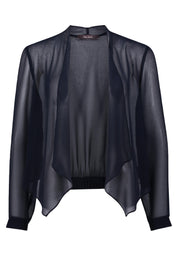 Blusenjacke aus Chiffon - 8541-Night Sky - Blau