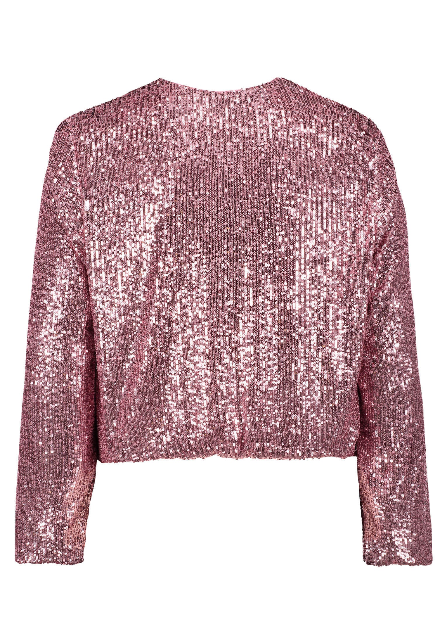 Blouson mit Pailletten - 6045-Peony Blush - Rosa