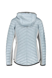 Steppjacke mit Kapuze - 8399-Dusty Blue - Blau