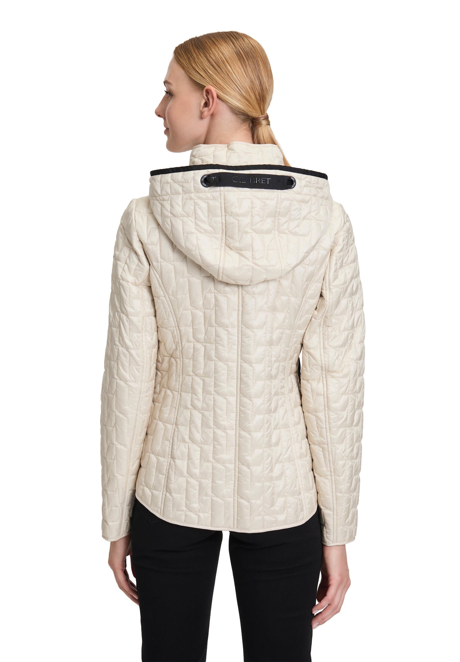 Steppjacke mit Stehkragen - 1158-Pearl Cream - Creme