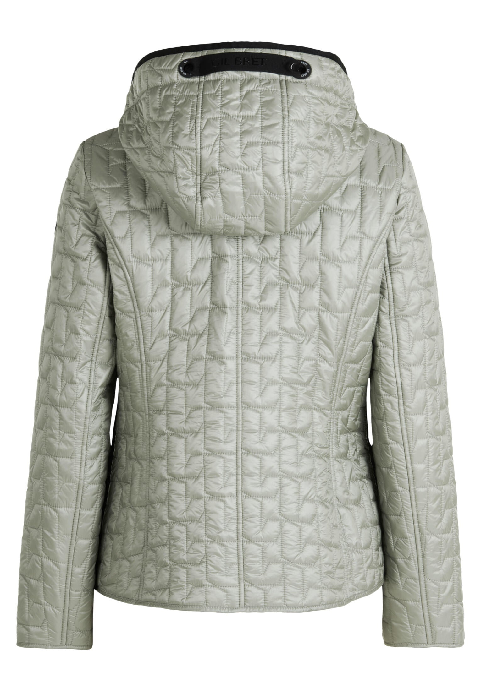 Steppjacke mit Stehkragen - 8458-Sky Gray - Grün