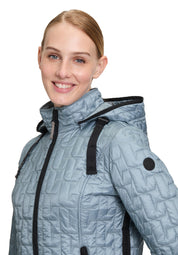 Steppjacke mit Stehkragen - 8486-Citadel - Blau