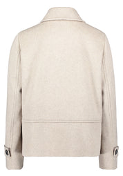 Übergangsjacke aus Wollmix - 7706-Beige Melange - Beige