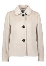 Übergangsjacke aus Wollmix - 7706-Beige Melange - Beige