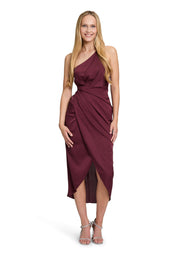 Abendkleid Maxi - 4715-Deep Dahlia - Rot