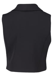 Anzugweste mit V-Ausschnitt - 9045-Black - Schwarz
