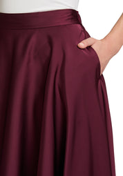 Ballonrock Midi - 4715-Deep Dahlia - Rot