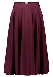 Ballonrock Midi - 4715-Deep Dahlia - Rot