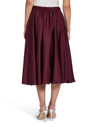 Ballonrock Midi - 4715-Deep Dahlia - Rot