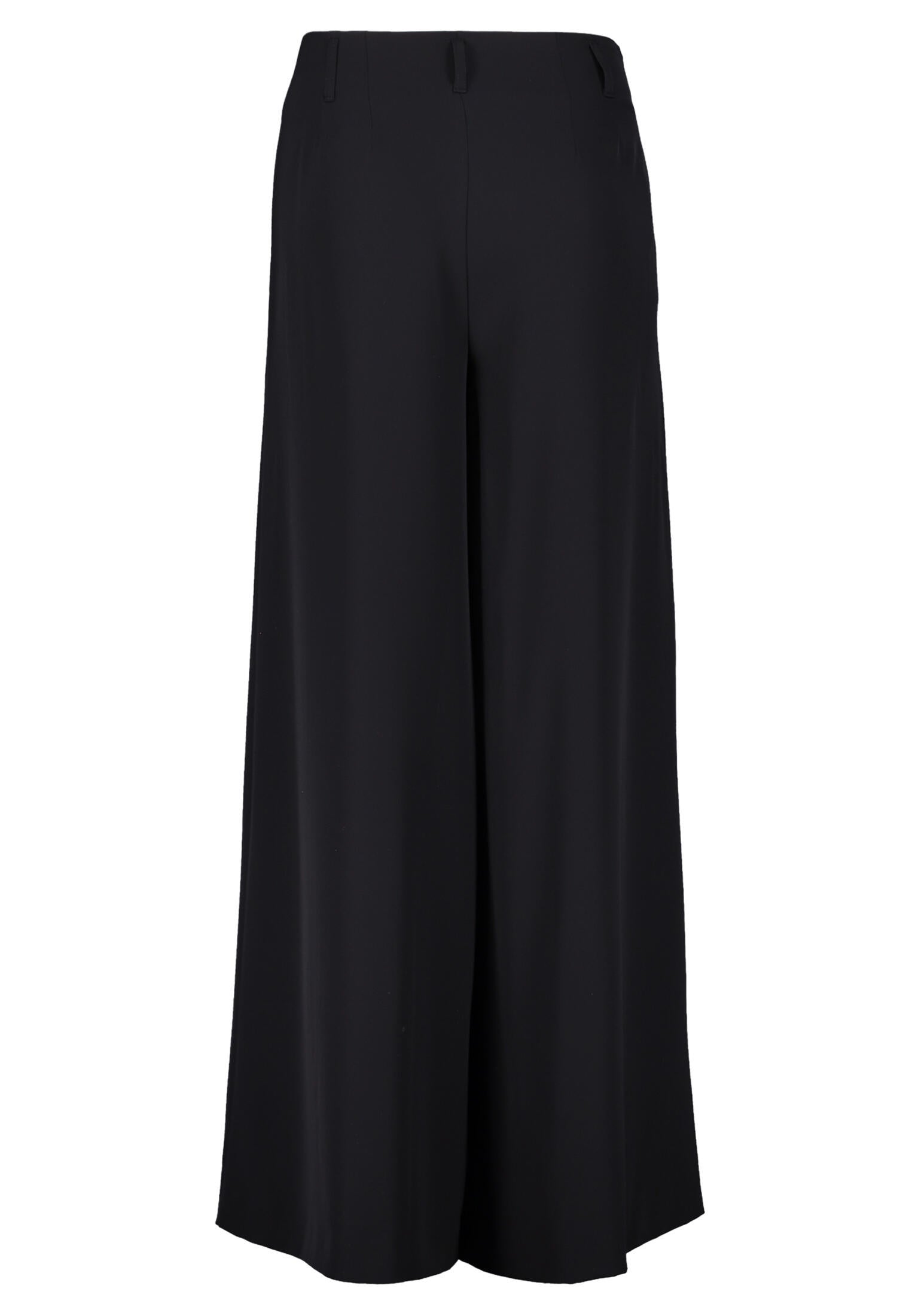 Anzughose Wide Leg - 9045-Black - Schwarz