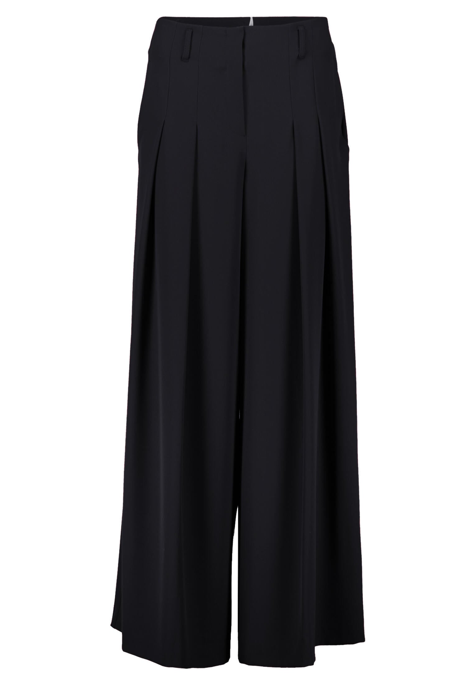 Anzughose Wide Leg - 9045-Black - Schwarz
